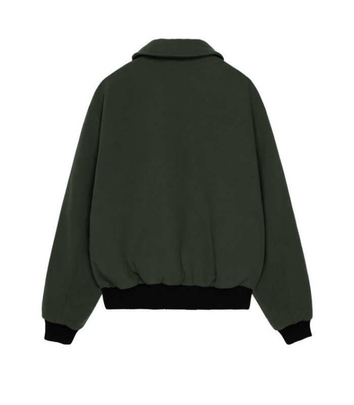 Бомбер-пальто MEDOOZA (темно-зеленый)