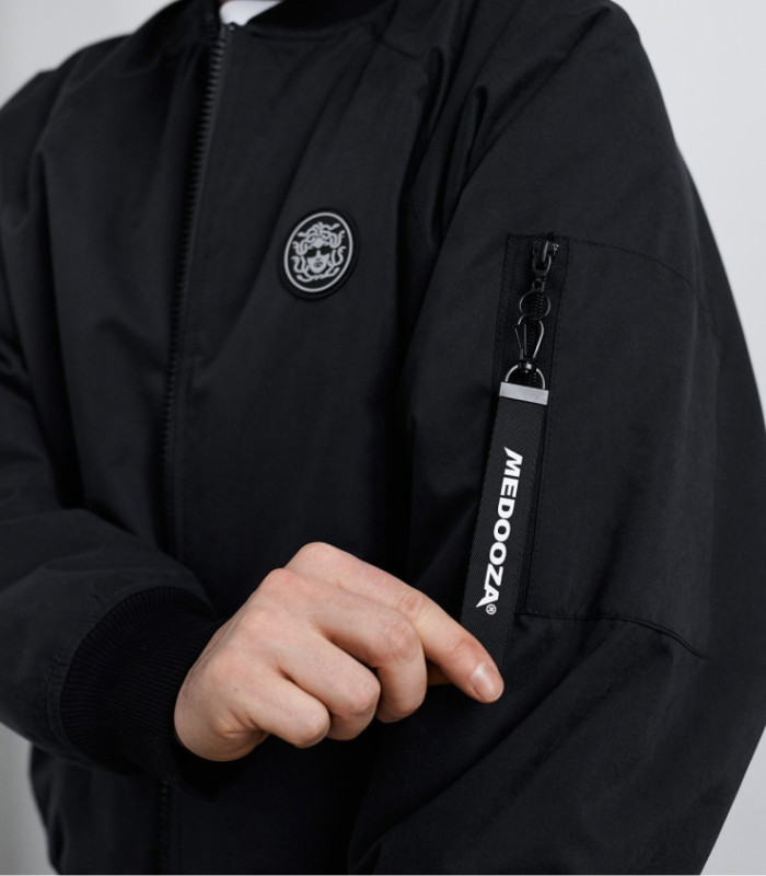 Бомбер MEDOOZA "Tiger Head" (черный)