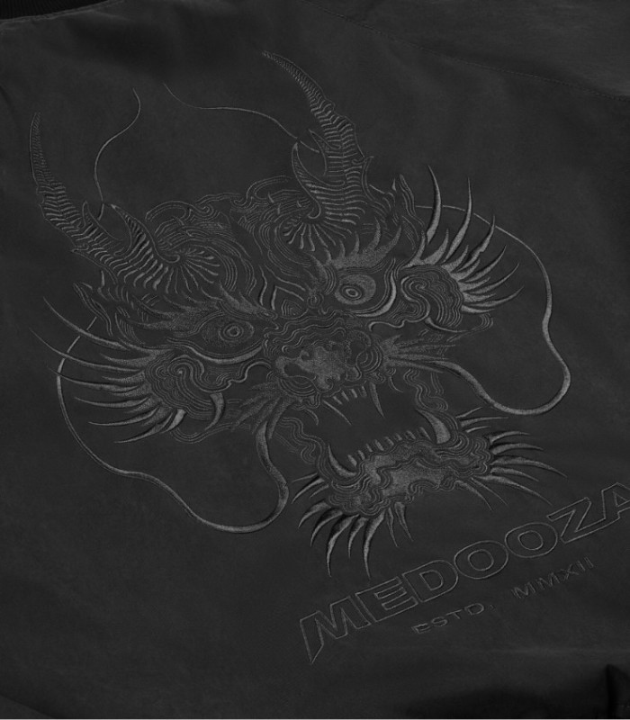 Бомбер MEDOOZA "Dragon Head" (графит ss25)