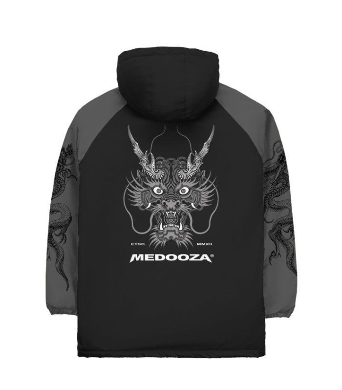 Куртка Storm W MEDOOZA "Super Dragon" (черно-серый)