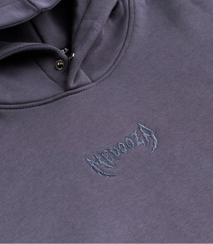 Худи MEDOOZA "Metal Logo embr" (графит начес)