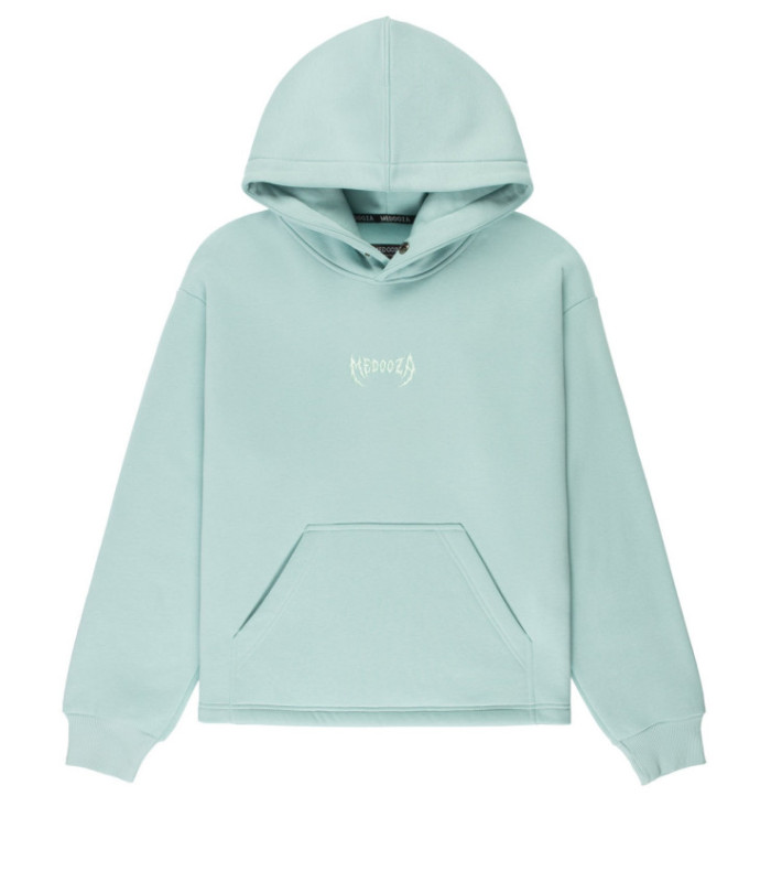 Худи MEDOOZA "Metal Logo embr" (мятный начес)