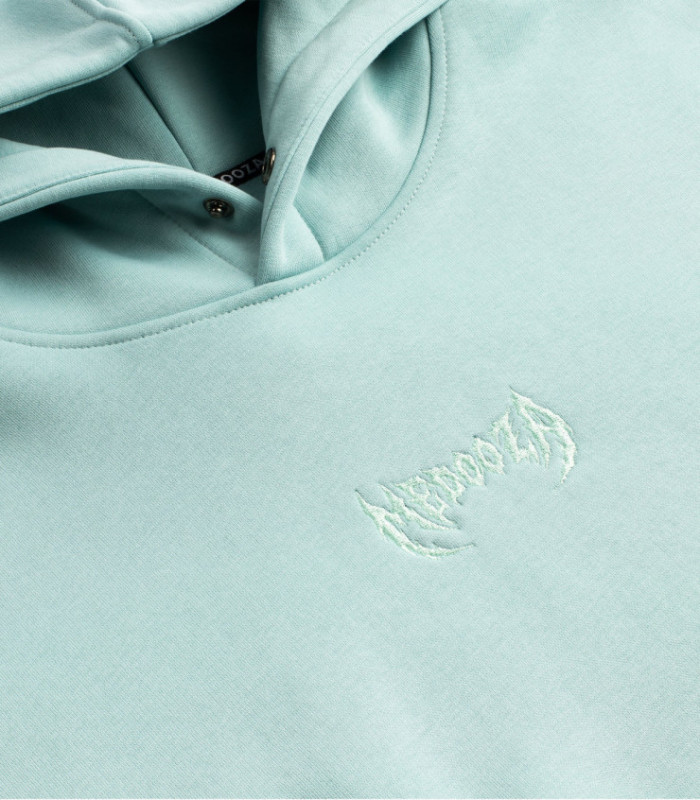 Худи MEDOOZA "Metal Logo embr" (мятный начес)