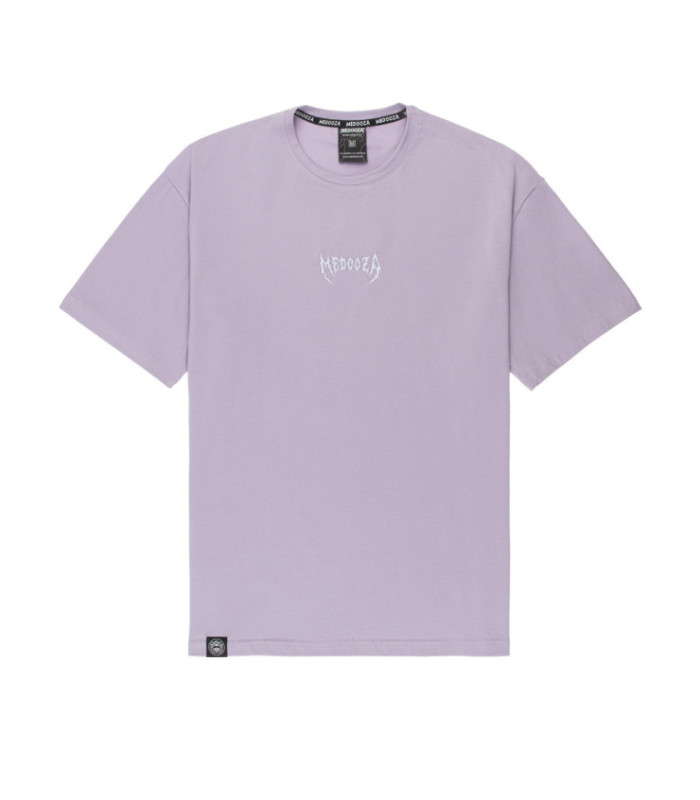 Футболка MEDOOZA "Metal Logo embr" (сирень) NCL23