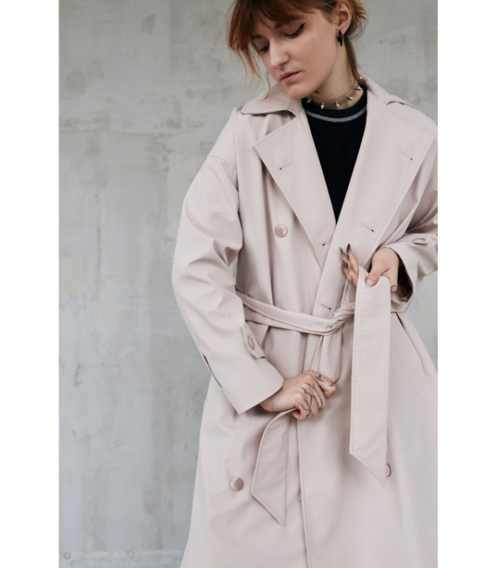 Тренч MEDOOZA "Snake" (W) (бежевый)