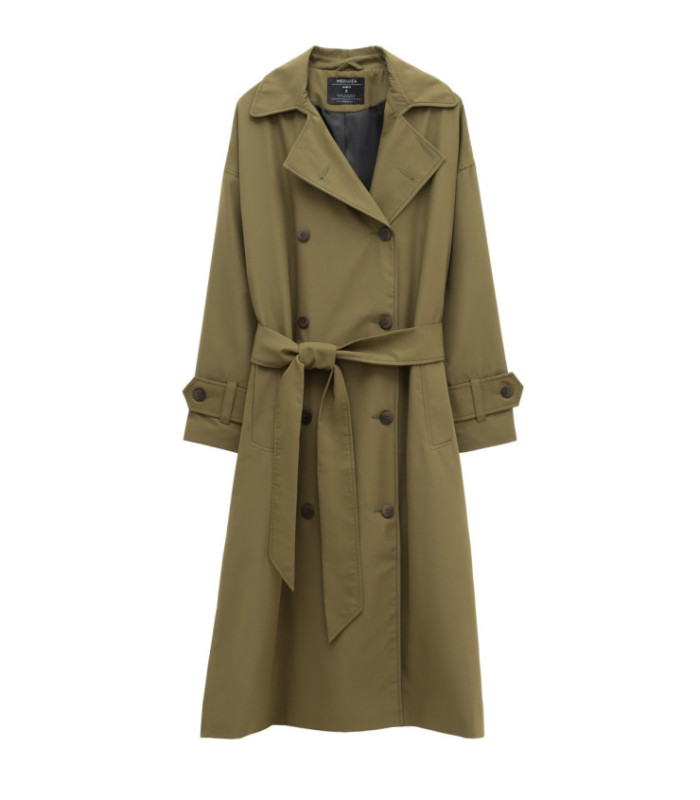 Тренч MEDOOZA "Snake" (W) (оливковый)