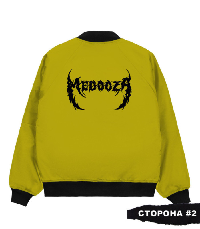 Бомбер MEDOOZA 2-сторон. "Face // Metal Type"