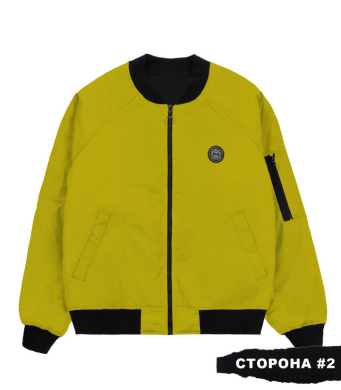 Бомбер MEDOOZA 2-сторон. "Face // Metal Type"